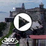 Habana Cuba: Castillo De Los Tres Reyes Del Morro video 360 grados panorámicos