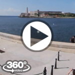Habana Cuba: Castillo de San Salvador de la Punta video 360 grados panorámicos