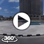 Habana Cuba: camera car Malecon vuelta en carro video 360 grados