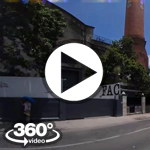 Habana Cuba: camera car Fabrica Arte Cubana, Calle 13 , Calle 12 vuelta en carro video 360 grados