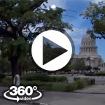 Habana Cuba: camera car Monte, Calzada del Cerro, Parque de la fraternidad vuelta en carro video 360