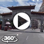 Habana Cuba: camera car Barrio Chino, Aguila, Neptuno, Centro Habana video 360 grados