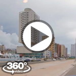 Habana Cuba: camera car Malecon vuelta en almendron video 360